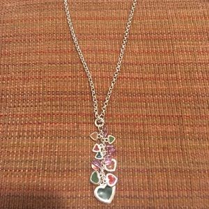 Multiple heart necklace